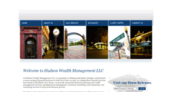 Desktop Screenshot of hudsonwealthmanagement.com