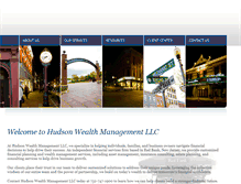 Tablet Screenshot of hudsonwealthmanagement.com